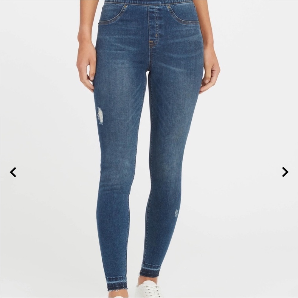 SPANX Dark Blue Skinny Pants